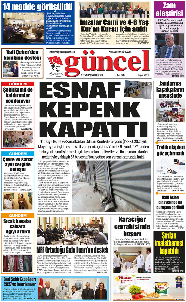 GÜNCEL GAZETE
