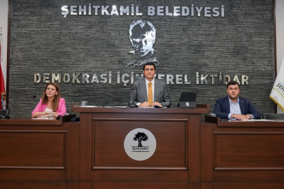 ŞEHİTKAMİL BELEDİYESİ TEMMUZ AYI MECLİS TOPLANTISI YAPILDI