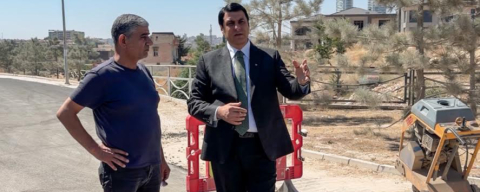 Başkan Yılmaz sahada