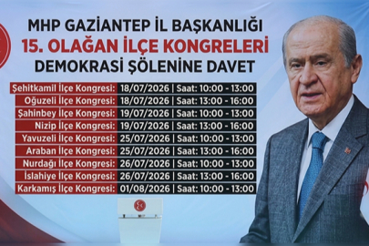 MHP’de kongrelerinin takvimi açıklandı