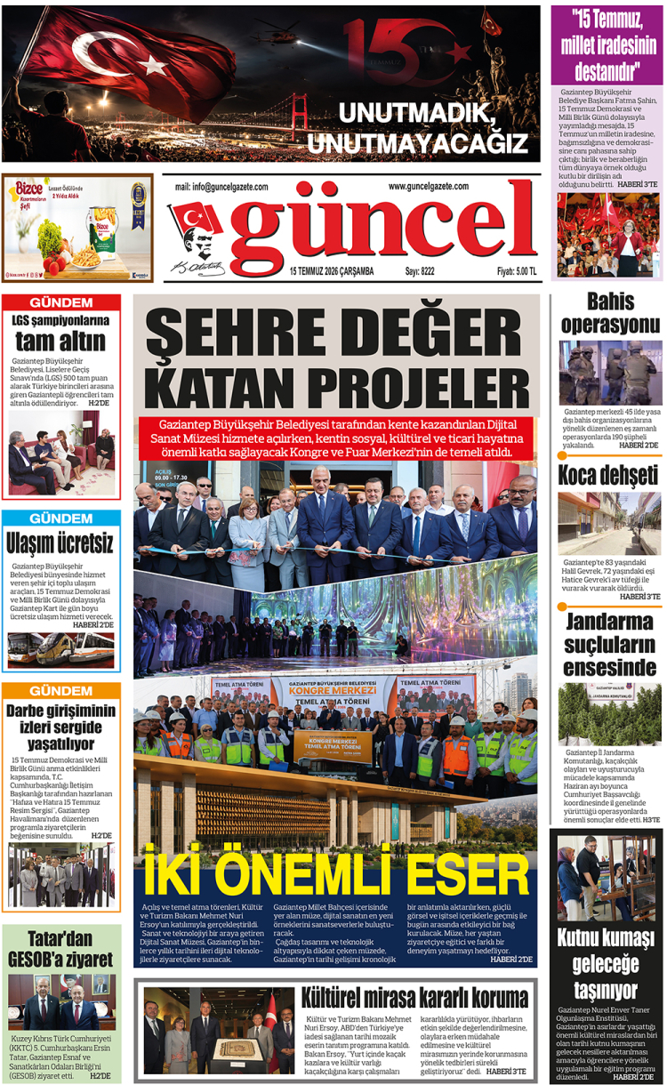 GÜNCEL GAZETE