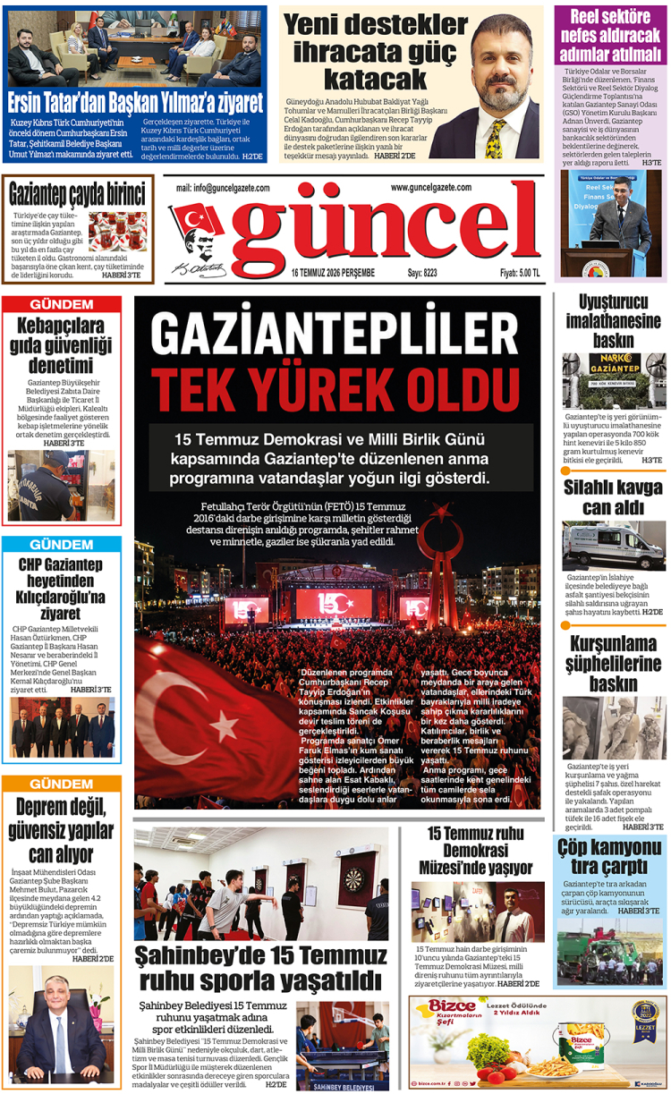 GÜNCEL GAZETE
