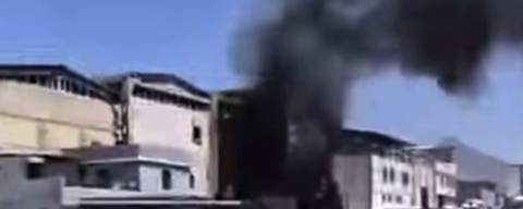Korkutan iş yeri yangını
