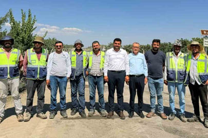 Başkan Şahin’e asfalt hizmeti teşekkürü