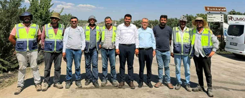 Başkan Şahin’e asfalt hizmeti teşekkürü