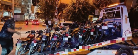 Gaziantep’te motosiklet denetimi