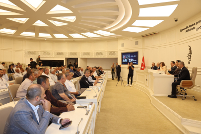 BAŞKAN ŞAHİN, MUHTARLARLA BİR ARAYA GELDİ