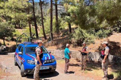 Jandarmadan orman yangınlarına karşı devriye