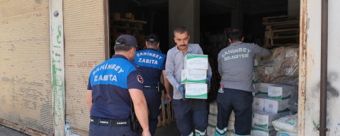 Şahinbey zabıtası affetmedi