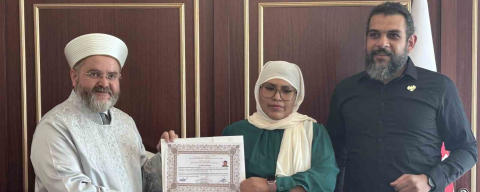 Arjantin’den gelen Eva, Gaziantep’te Müslüman oldu