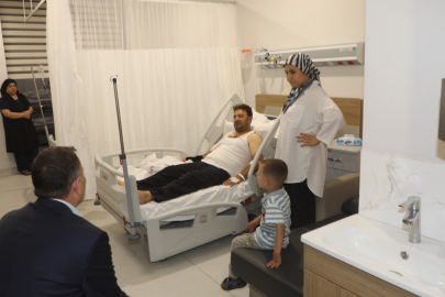 Başkan Doğan hastaları ziyaret etti