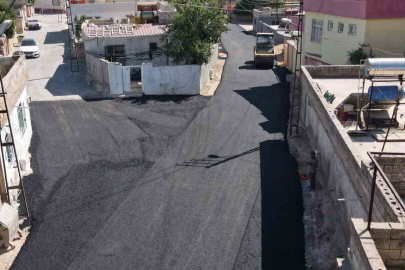Araban’a ilk sıcak asfalt
