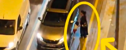 Dilencilik ve satıcılık yapanlara dron destekli zabıta müdahalesi