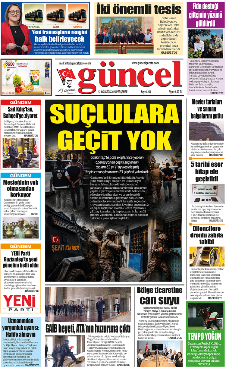 GÜNCEL GAZETE
