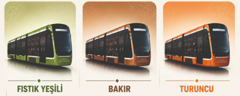 Yeni tramvayların rengini halk belirleyecek
