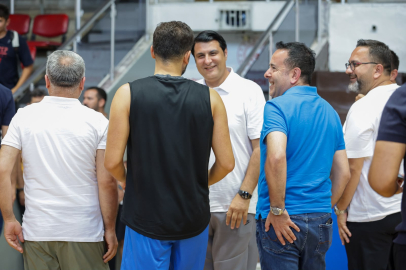 BAŞKAN YILMAZ’DAN GAZİANTEP BASKETBOL’A MORAL ZİYARETİ
