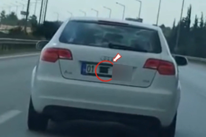Otoyolda plaka gizleyerek seyreden araca 140 bin TL ceza