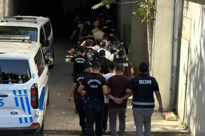 Suç örgütü operasyonu: 28 şüpheli adliyede