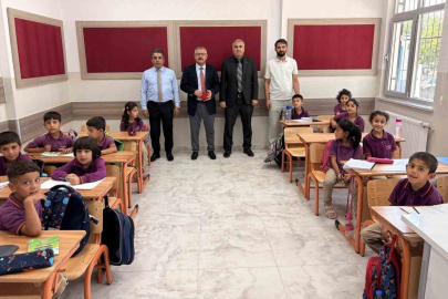 Yıkılan okul yenilendi, öğrenciler sınıflarına kavuştu