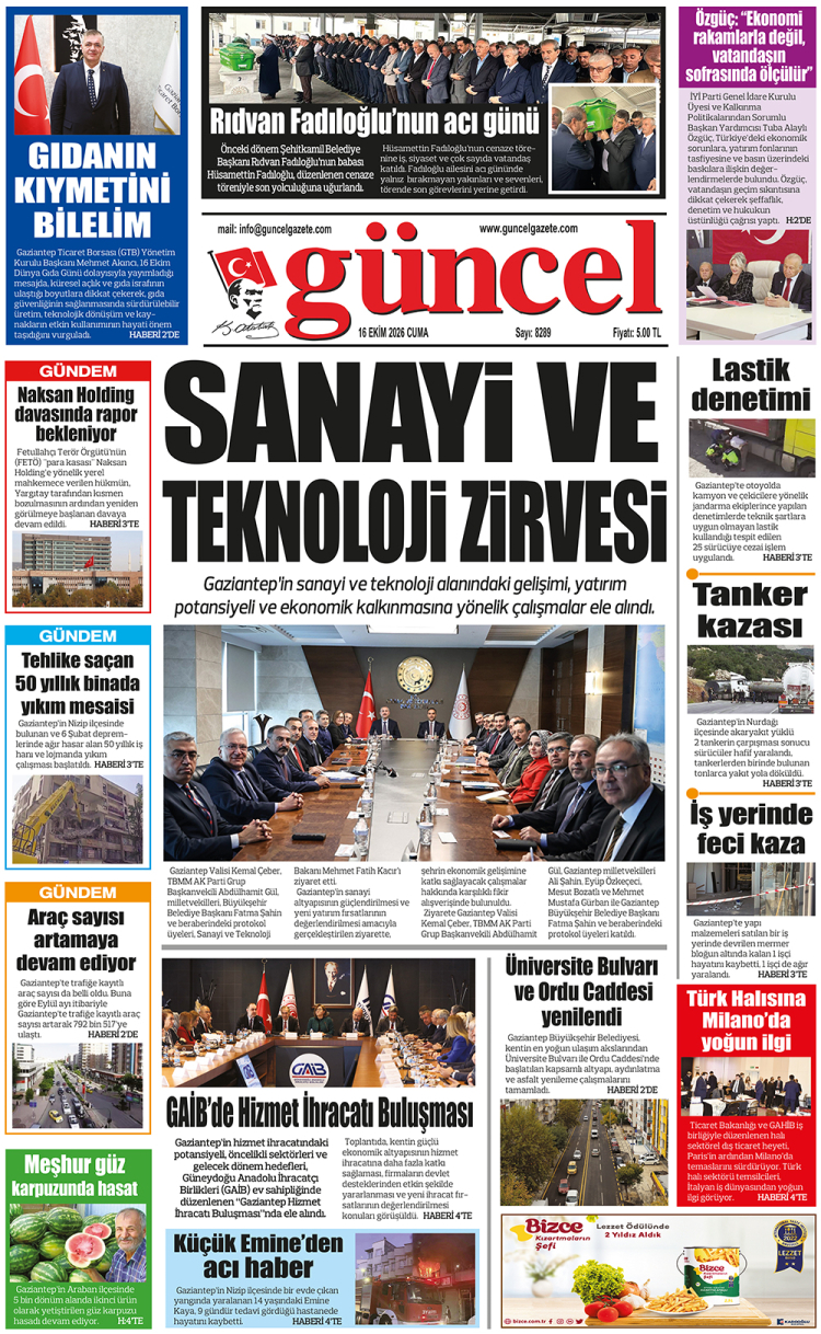 GÜNCEL GAZETE