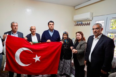 BAŞKAN YILMAZ’DAN ŞEHİT AİLELERİNE VEFA ZİYARETİ