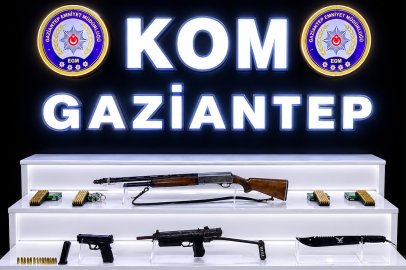 3 silah ele geçirildi