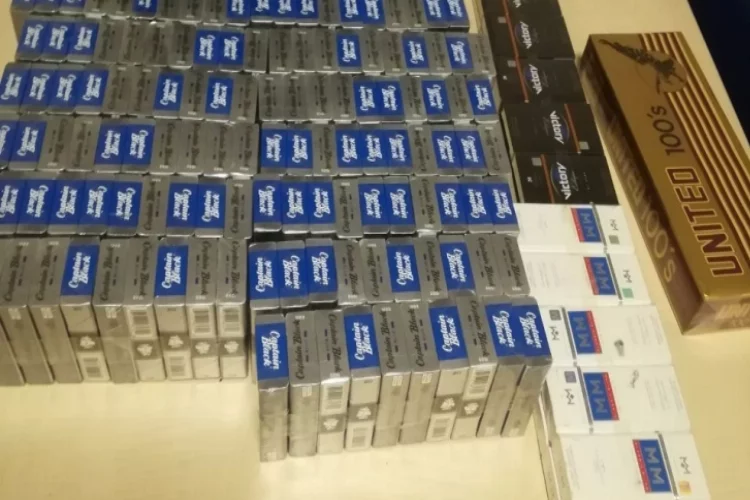 560 paket kaçak sigara yakalandı