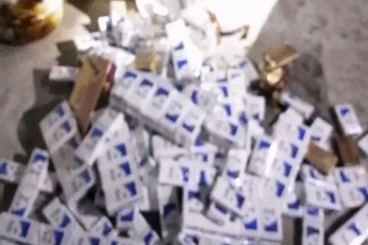 5 bin 770 paket kaçak sigara ele geçirildi