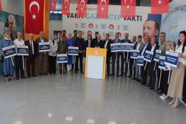AK Parti Gaziantep’ten ’27 Mayıs’ açıklaması
