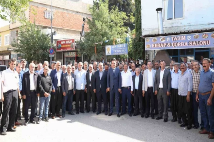 AK Parti Gaziantep’ten Yavuzeli ve Araban’da miting havasında toplantı