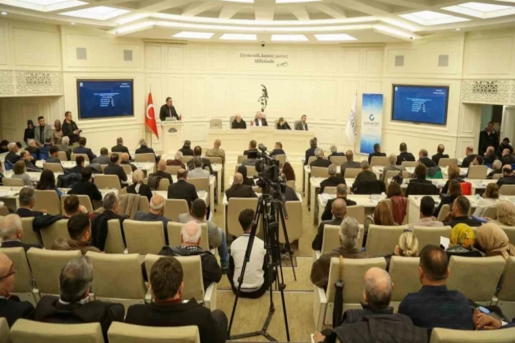 Başkan Şahin, Gaziantep Kent Konseyi 7’nci olağan genel kurul toplantısında konuştu