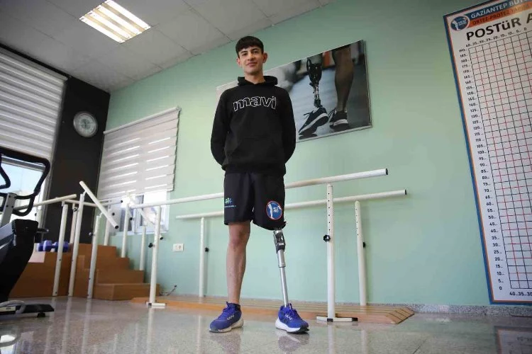 16 yaşındaki İsmet’e Ortez-Protez Yapım ve Uygulama Merkezi umut oldu
