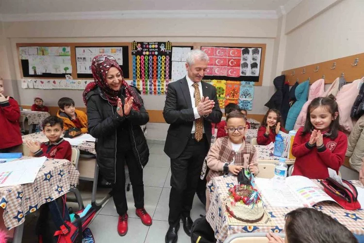 Tahmazoğlu, minik Tuğtekin’in doğum gününü kutladı