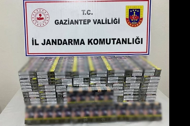 Gaziantep’te 330 bin TL’lik kaçak sigara operasyonu