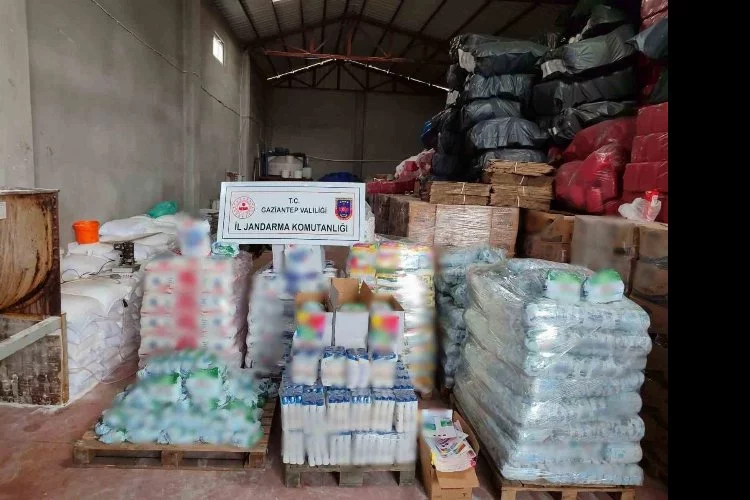 Gaziantep’te 2,5 milyon TL değerinde sahte deterjan ele geçirildi