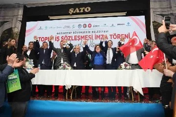 Gaziantep Büyükşehir’den çalışanlara yüzde 100 zam