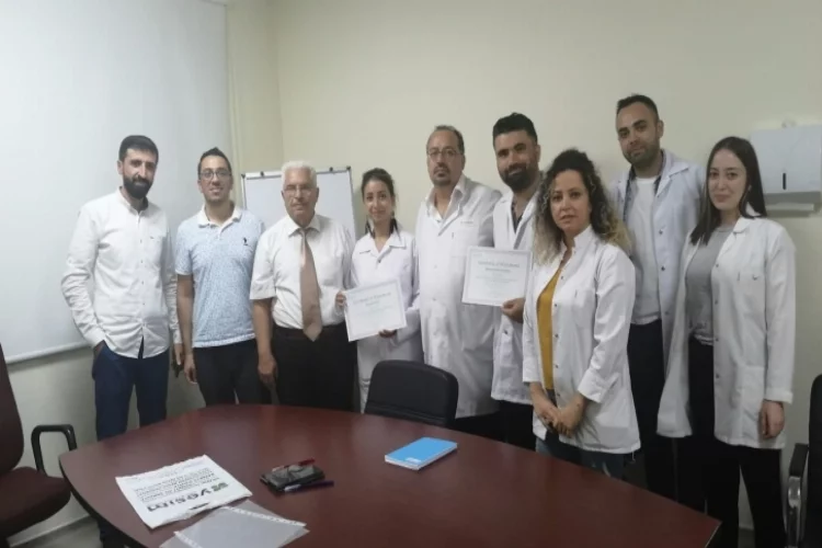 GAÜN Hastanesi’nde Suriyeli doktorlara eğitim