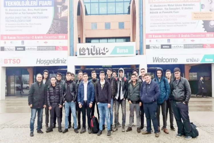 GAÜN Naci Topçuoğlu Meslek Yüksekokulu öğrencilerinden teknik gezi