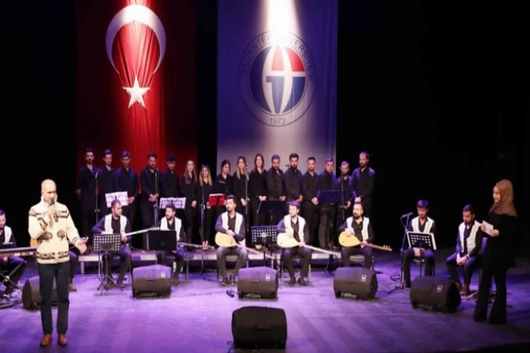 GAÜN öğrencilerinden Türk Halk Müziği konseri