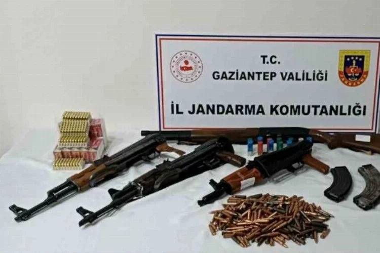 Gaziantep’te silah kaçakçılığı operasyonu: 3 gözaltı
