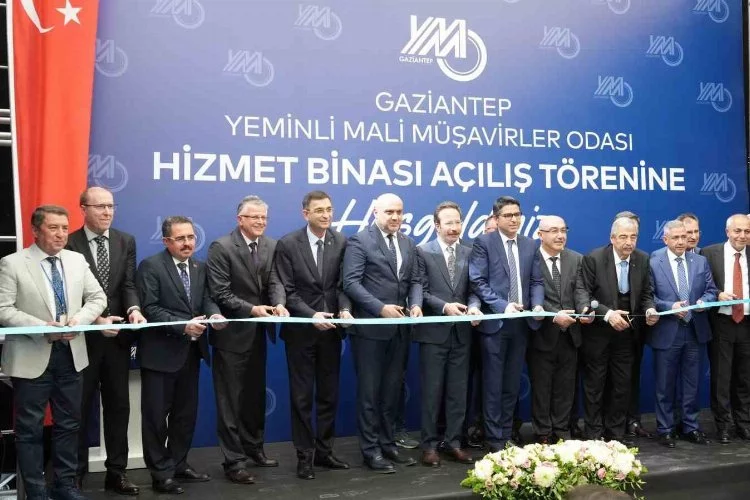 Gaziantep yeminli mali müşavirler odası yeni binası hizmete açıldı
