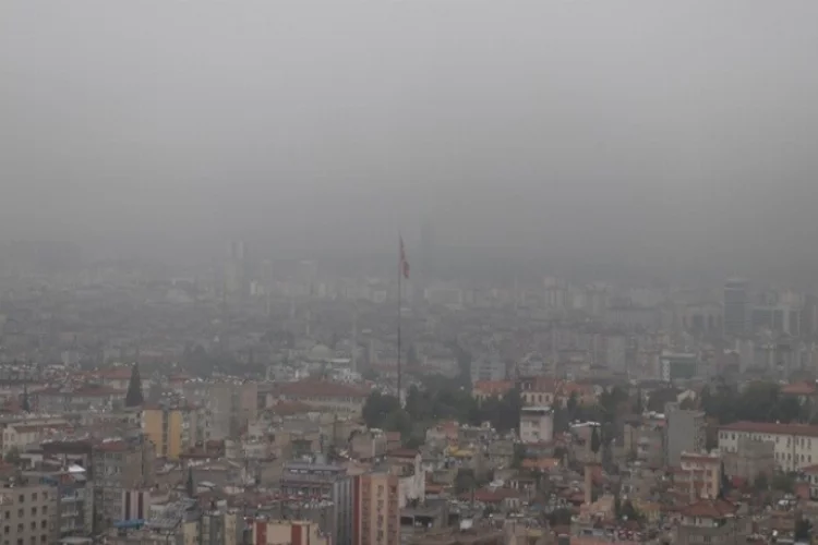 Gaziantep'i sis kapladı