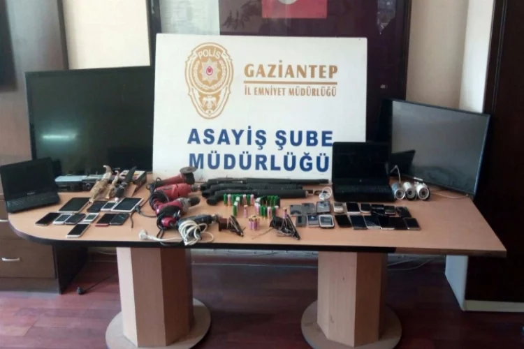 Gaziantep polisi hırsızlara göz açtırmıyor