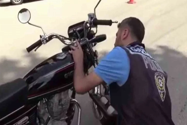 Gaziantep polisi motosiklet hırsızlarına göz açtırmıyor
