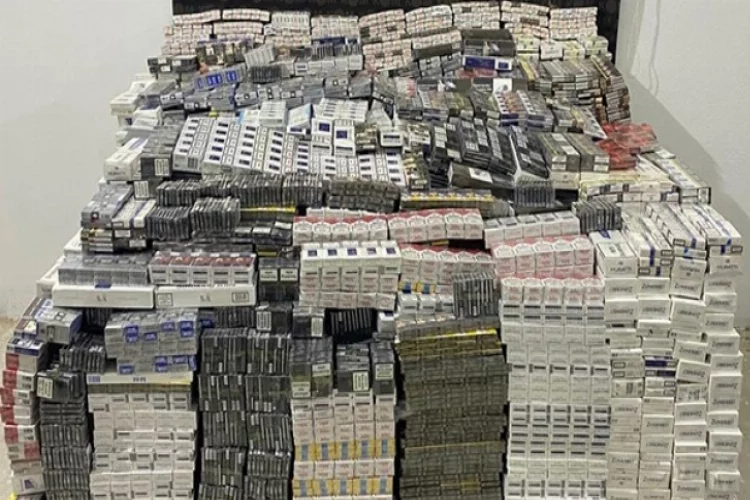 Gaziantep’te 30 bin paket kaçak sigara ele geçirildi