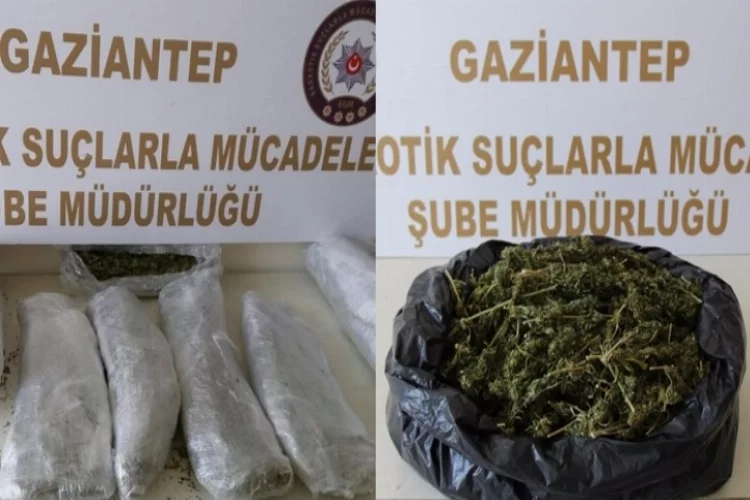 Gaziantep'te 9 adrese uyuşturucu operasyonu