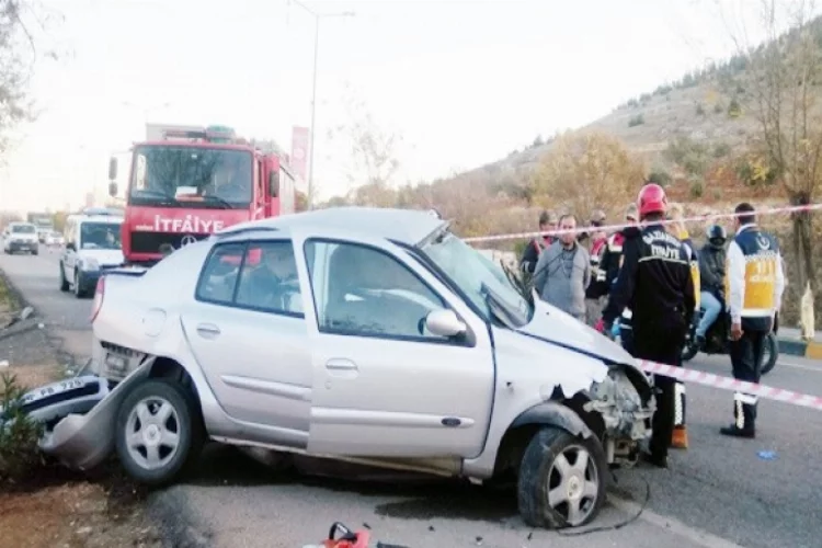 Gaziantep'te feci kaza: 1 ölü, 4 yaralı