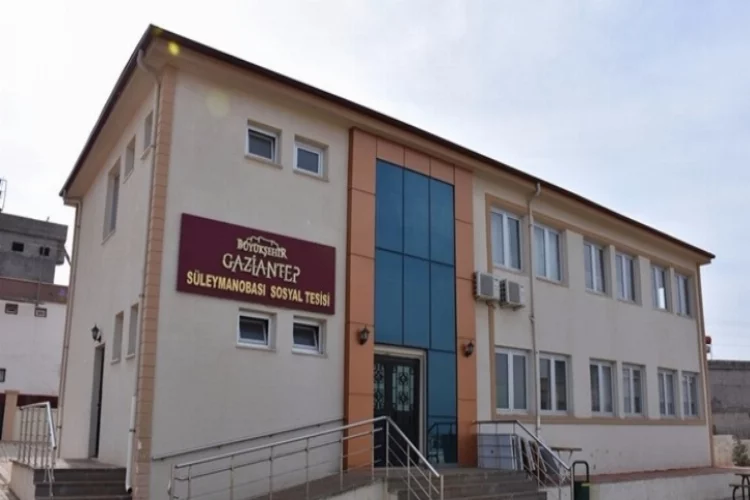Gaziantep’te ilçelere 34 sosyal tesis