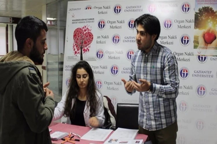 Gaziantep’te organ bağışı kampanyasına destek