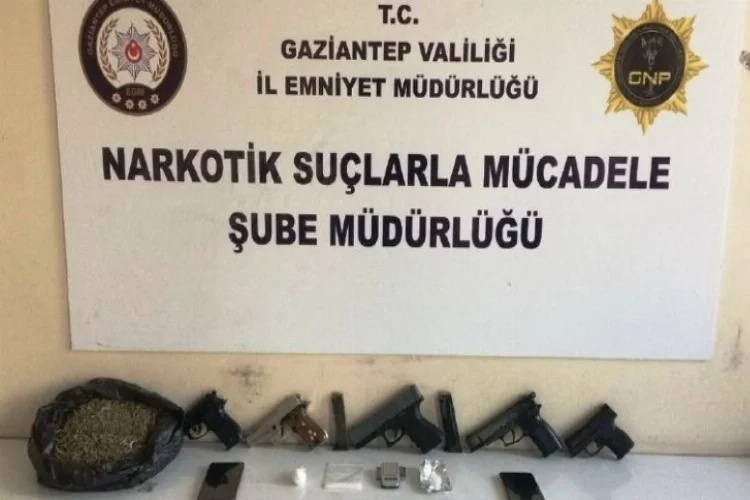 Gaziantep’te uyuşturucu operasyonu: 9 tutuklama